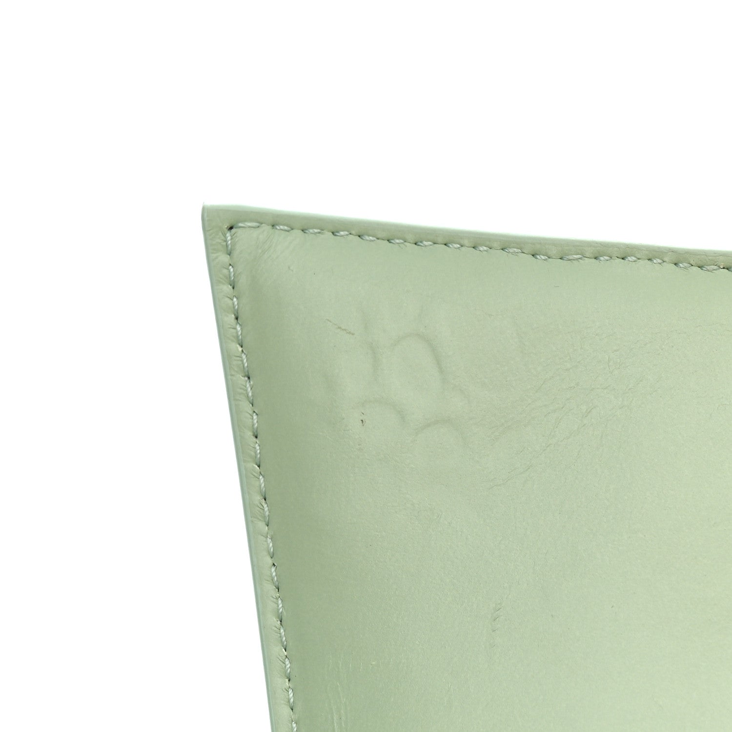 Balenciaga Shiny Calfskin Crocodile Embossed Hourglass Top Handle Bag XS Light Green 12 of 12