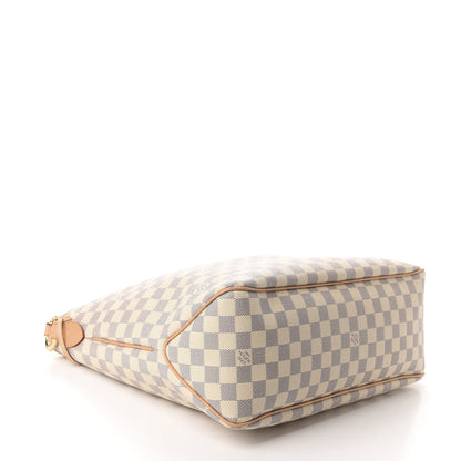 Louis Vuitton Damier Azur Delightful MM Rose Ballerine 4 of 11