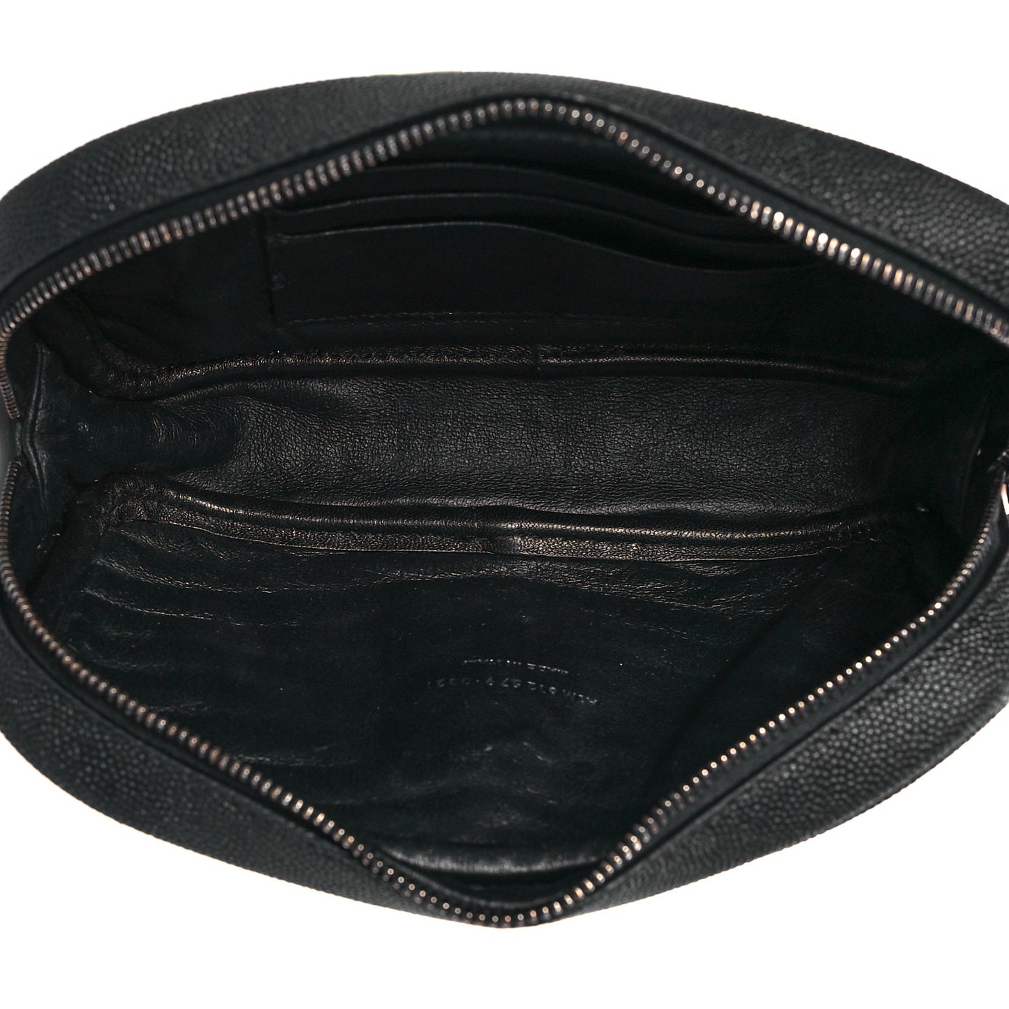 Grain De Poudre Matelasse Monogram Mini Lou Camera Bag Black