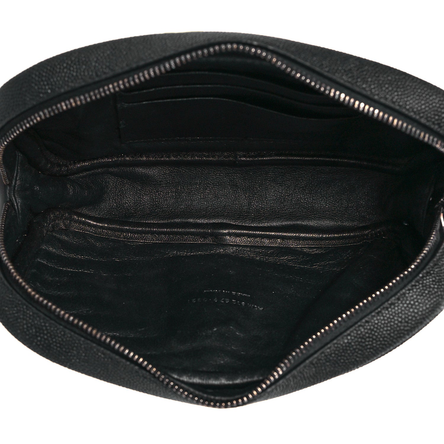 Saint Laurent Grain De Poudre Matelasse Monogram Mini Lou Camera Bag Black 5 of 10
