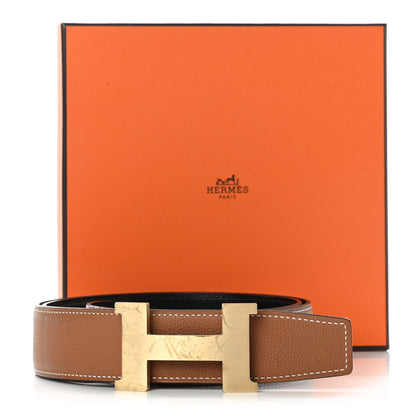Hermes Box Togo 42mm Constance 2 Belt 100 Black Gold 7 of 10