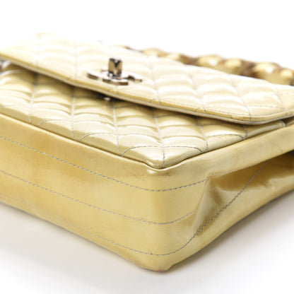Chanel Patent Quilted Small Flap Beige 8 of 18