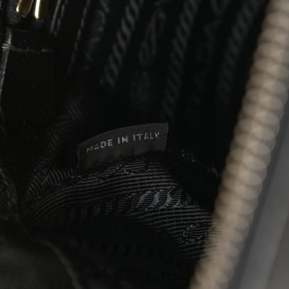 Prada Saffiano Small Galleria Double Zip Tote Black 9 of 21