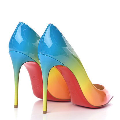 Christian Louboutin Patent Sunrise Pigalle Follies 100 Pumps 39 Multicolor 4 of 9
