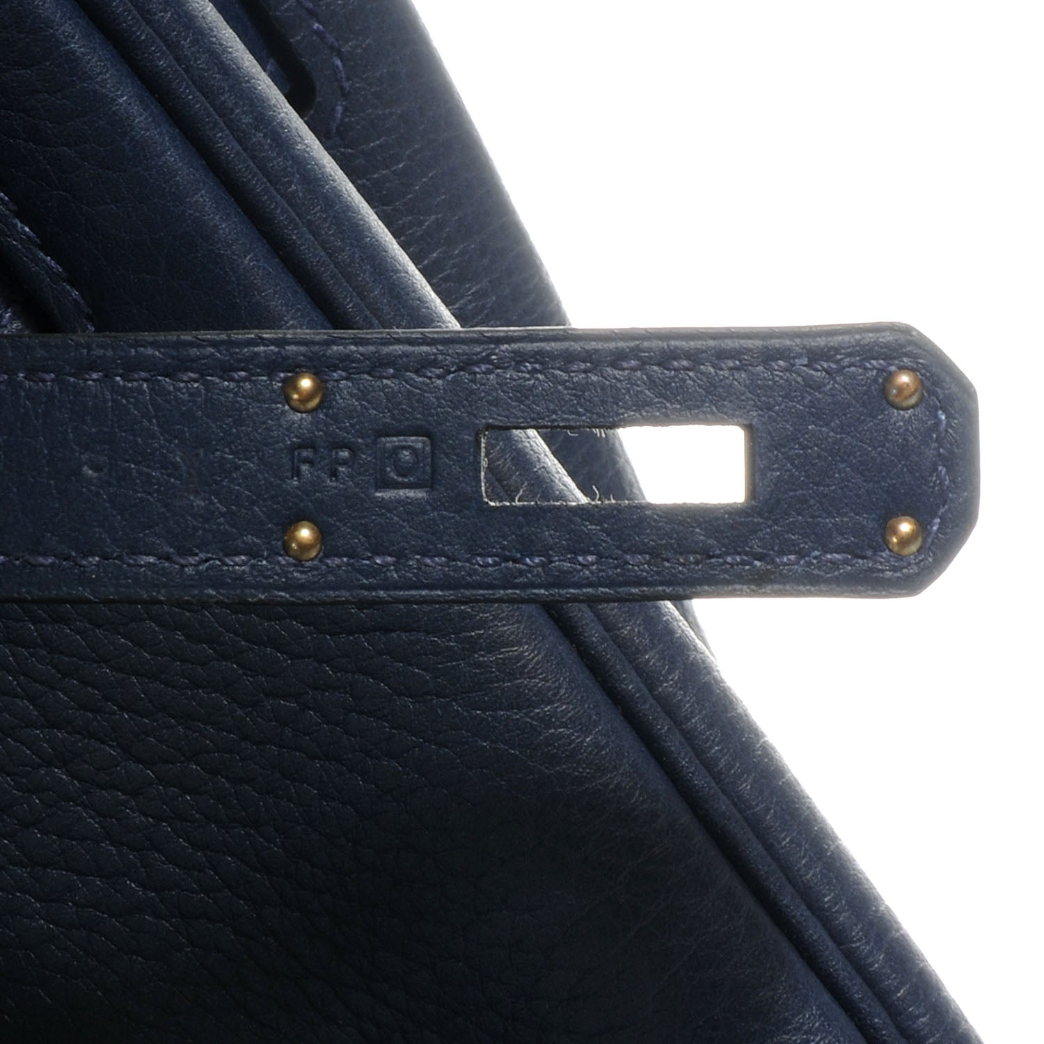 Hermes Taurillon Clemence Birkin 40 Bleu Abysse 7 of 9