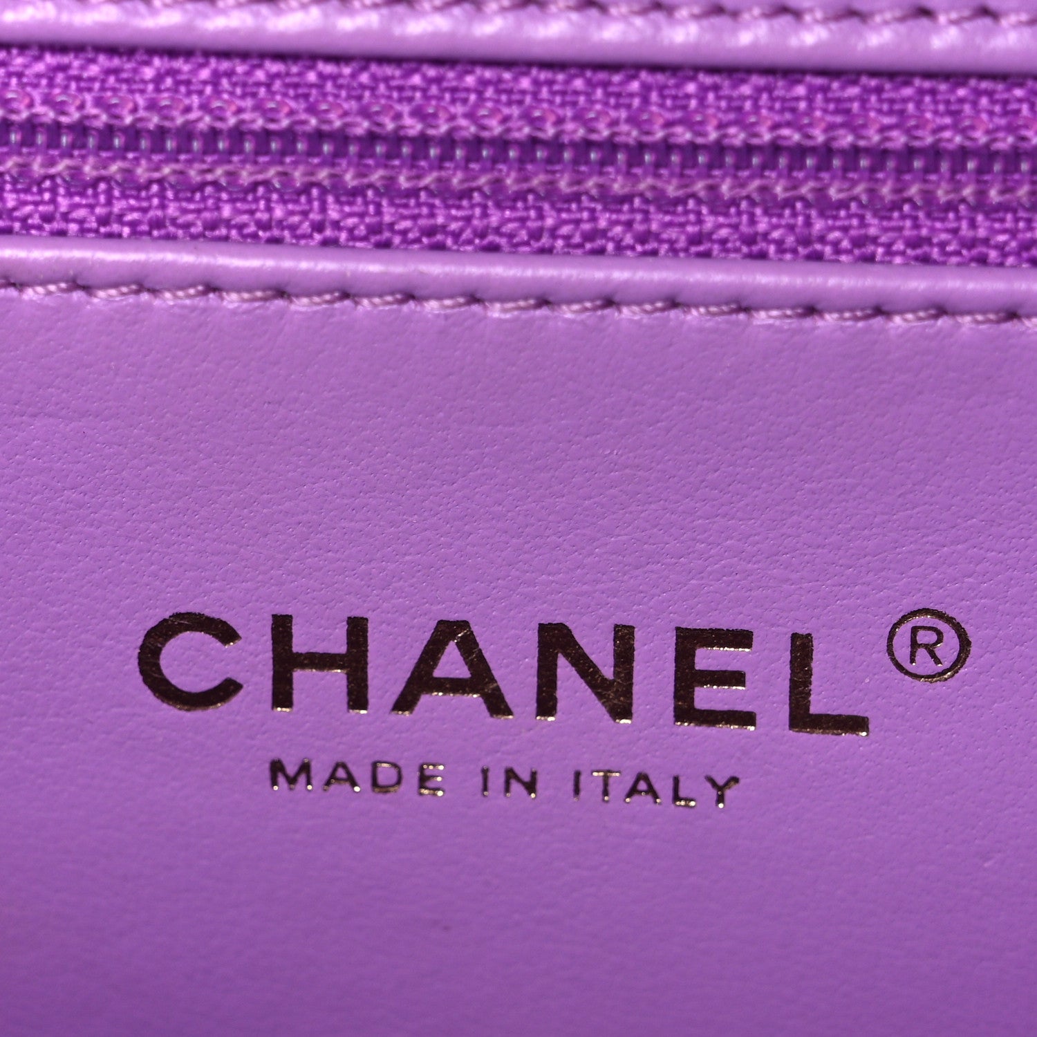 Chanel Tweed Quilted Medium CC Filigree Vanity Case Purple Multicolor 5 of 9
