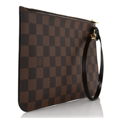 Louis Vuitton Damier Ebene Neverfull MM GM Pochette 3 of 9