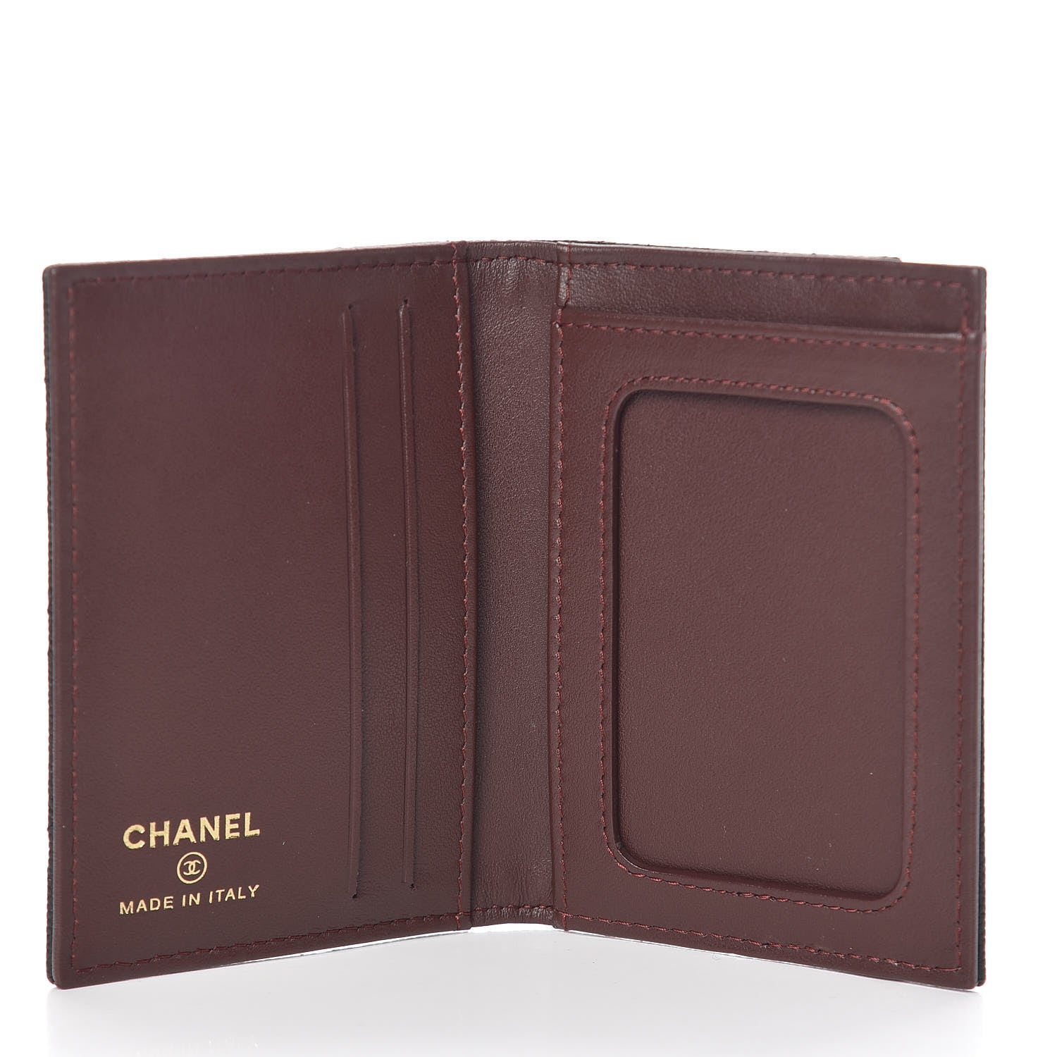 Chanel Caviar Quilted Card Holder Wallet Black 5 of 8