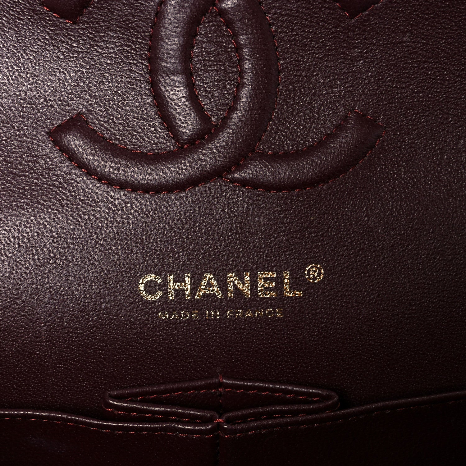 Chanel Caviar Chevron Quilted Medium Double Flap Black 6 of 11