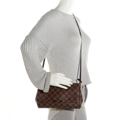 Louis Vuitton Damier Ebene Favorite MM 2 of 8