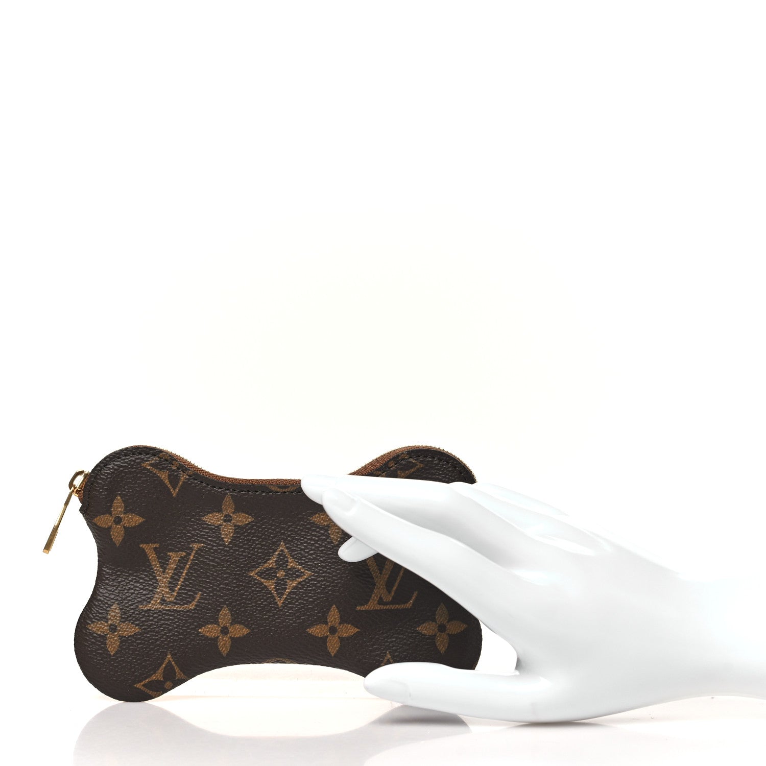 Louis Vuitton Monogram Bone Key Pouch 2 of 8