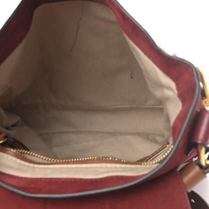 Chloe Suede Small Lexa Shoulder Bag Sienna Red 4 of 8
