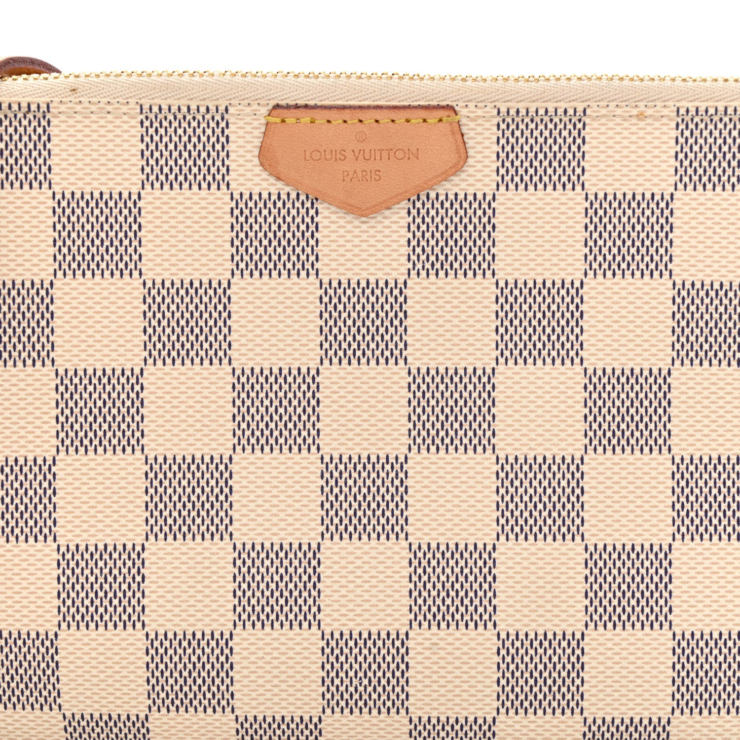 Louis Vuitton Damier Azur Double Zip Pochette 8 of 13