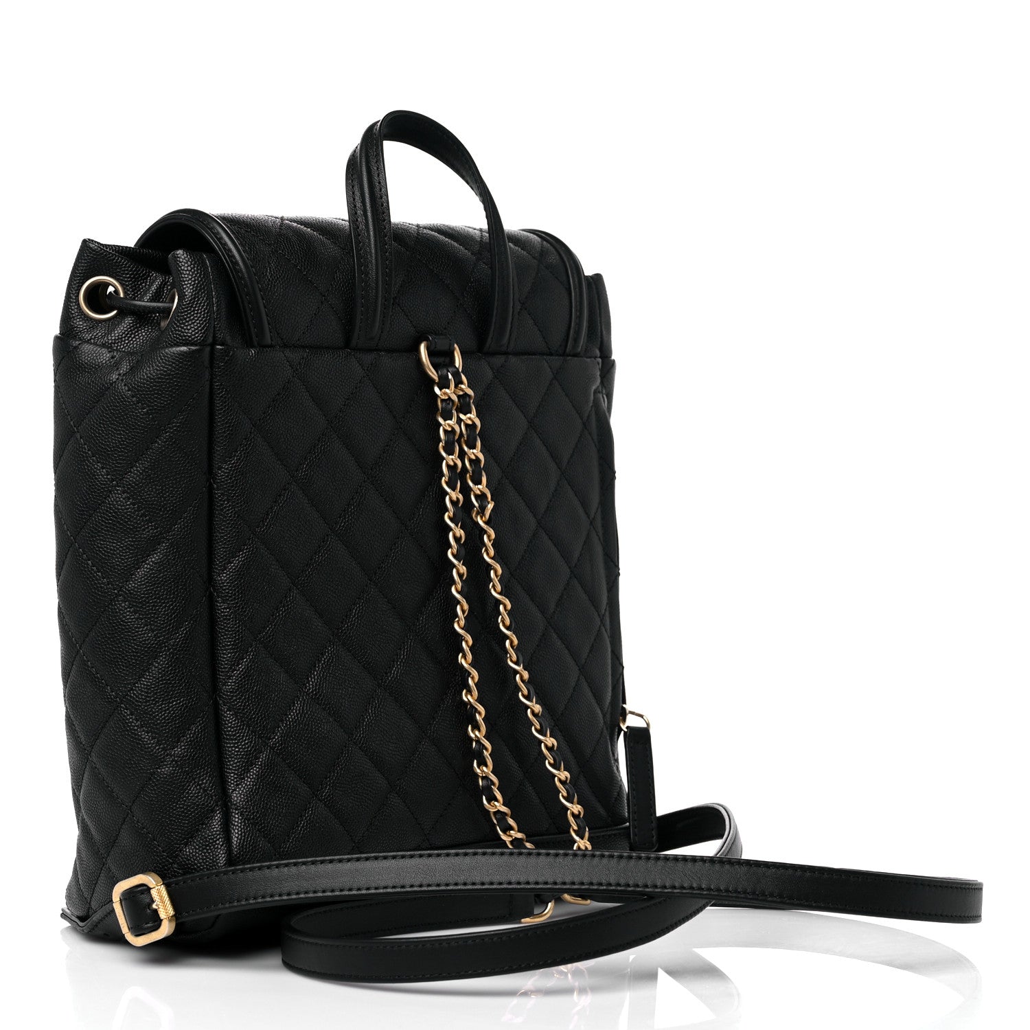 Chanel Caviar Quilted Filigree Backpack Black 3 of 13