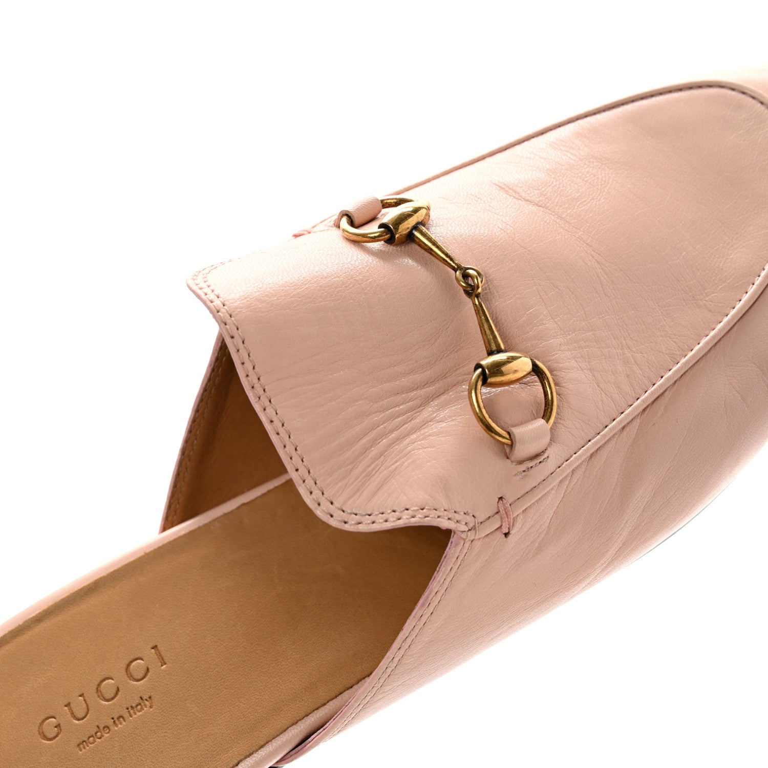 Gucci Malaga Kid Womens Princetown Slippers 40 Perfect Pink 11 of 11