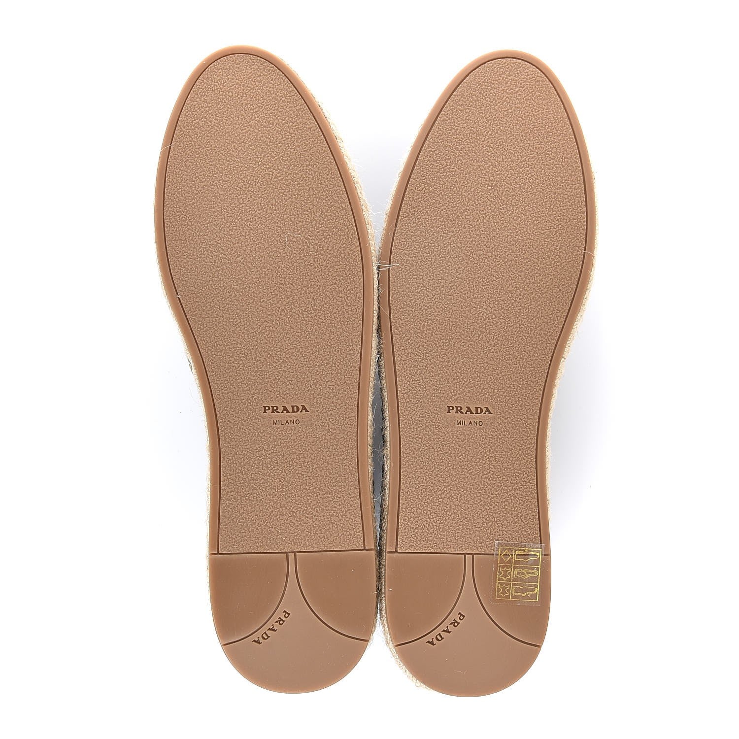 Prada Vitello Lux Logo Embossed 20mm Espadrilles 40 Black 5 of 10