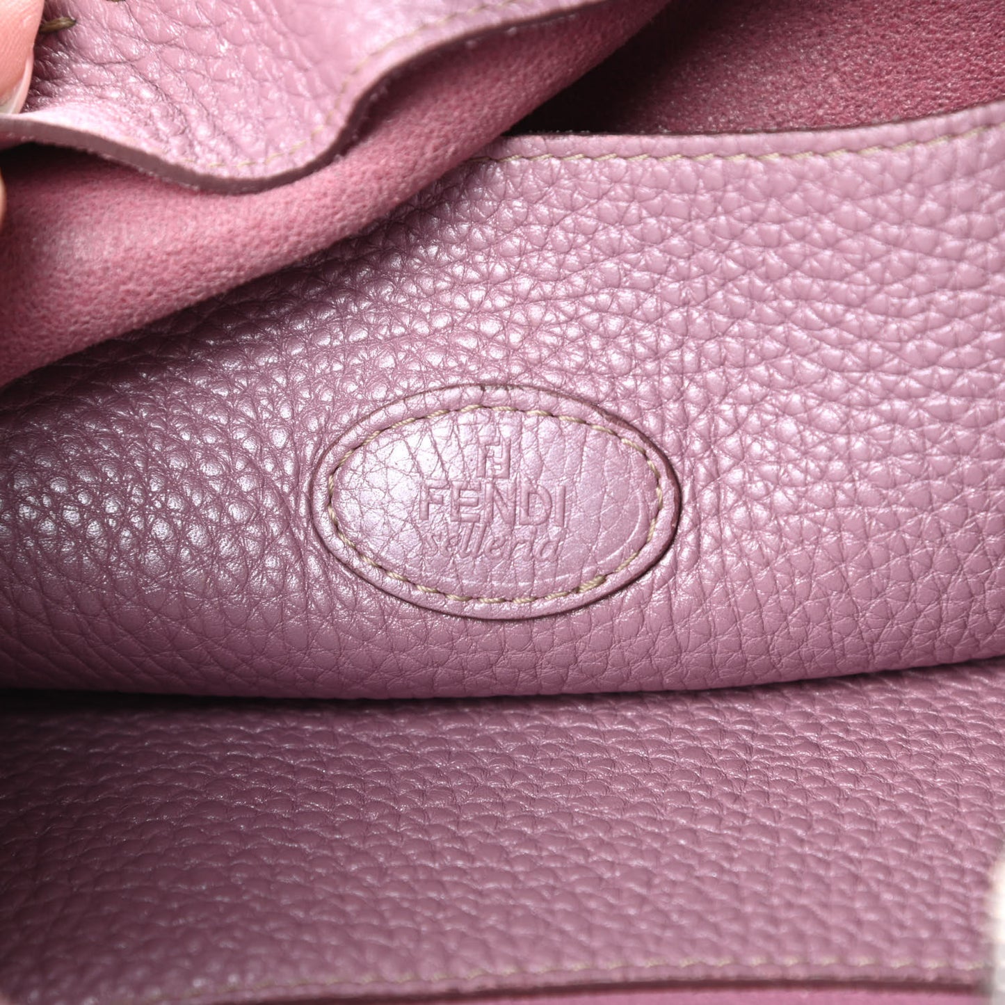 Metallic Calfskin Romano Selleria Hobo Light Purple