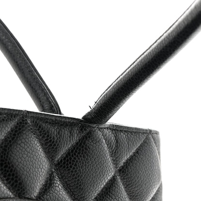 Chanel Caviar Quilted Medallion Tote Black 13 of 15