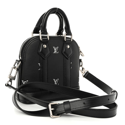 Louis Vuitton Nano Alma Black Silver 3 of 10