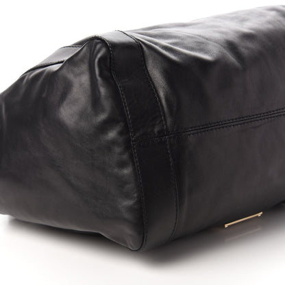 Valentino Garavani Nappa Double Pocket Bow Tote Black 6 of 9