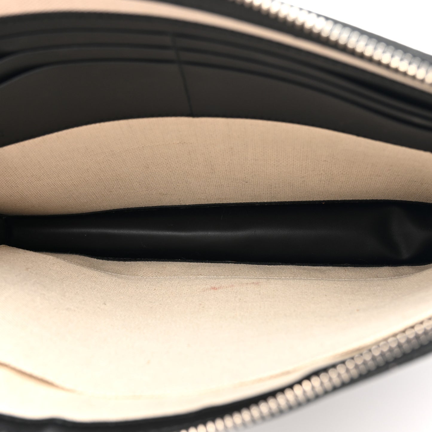 GG Supreme Monogram Tigers Zip Wristlet Pouch Black