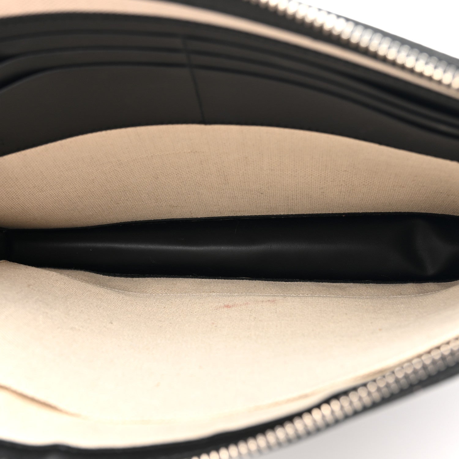 Gucci GG Supreme Monogram Tigers Zip Wristlet Pouch Black 5 of 12