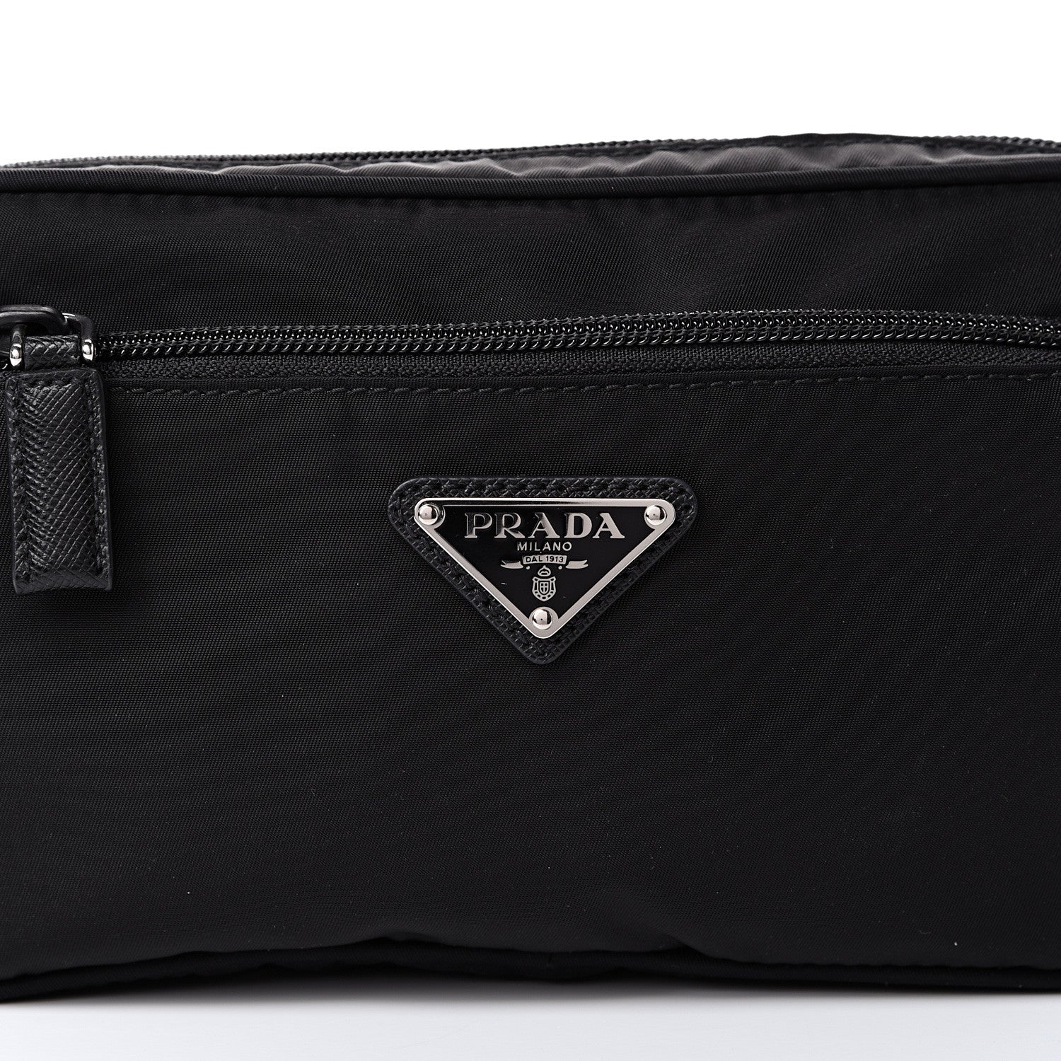 Prada Tessuto Nylon Belt Bag Black 7 of 9