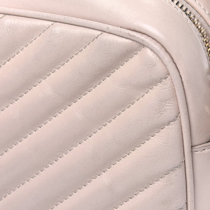 Saint Laurent Calfskin Matelasse Monogram Lou Camera Bag Washed Light Pink 17 of 31