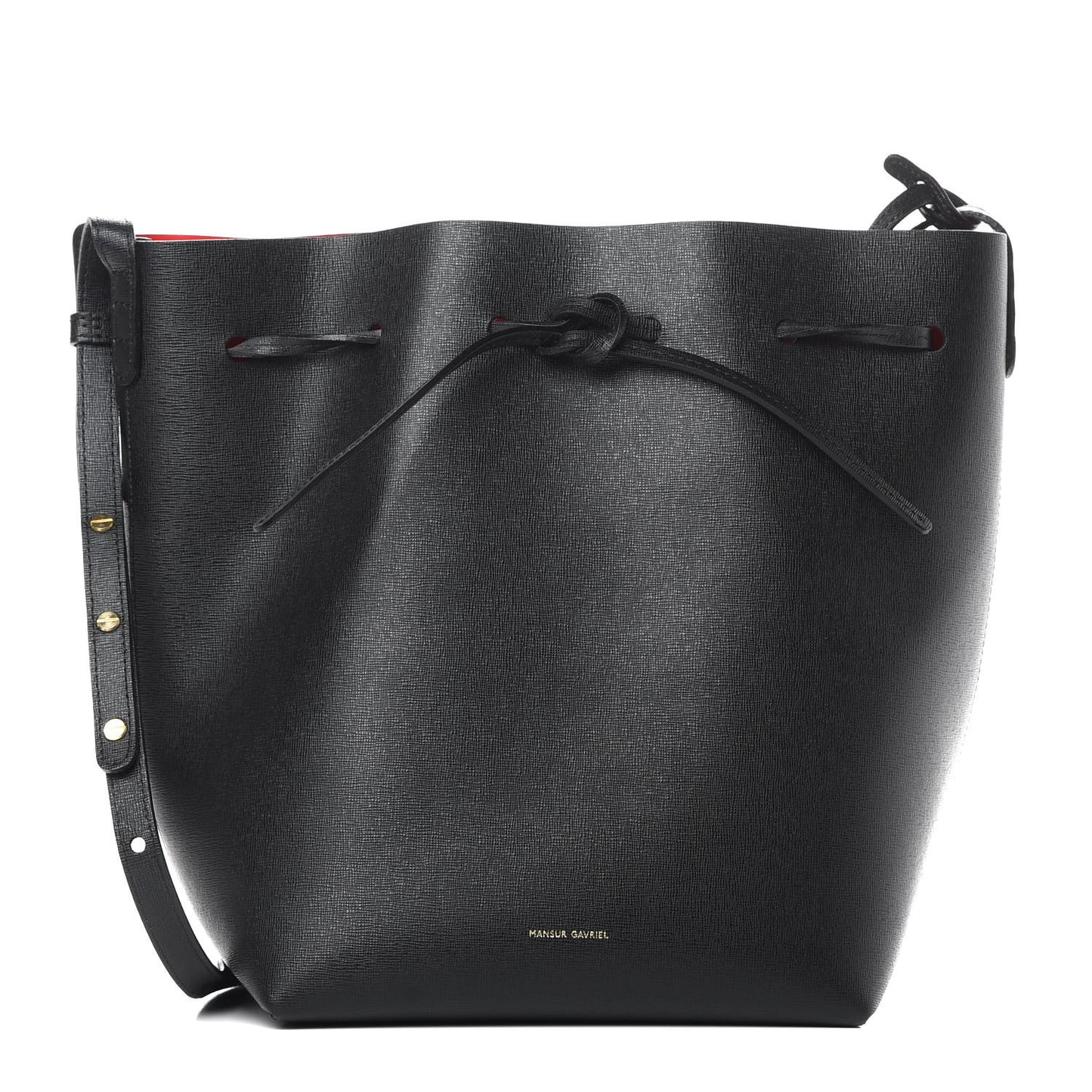Saffiano Bucket Bag Black Flamma