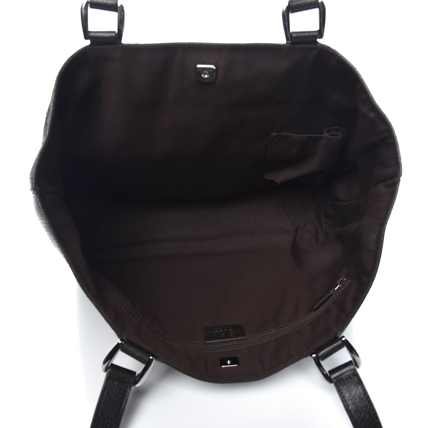 Monogram Abbey D Ring Tote Dark Brown
