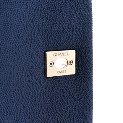 Chanel Caviar Quilted Small Coco Handle Flap Navy 7 of 11