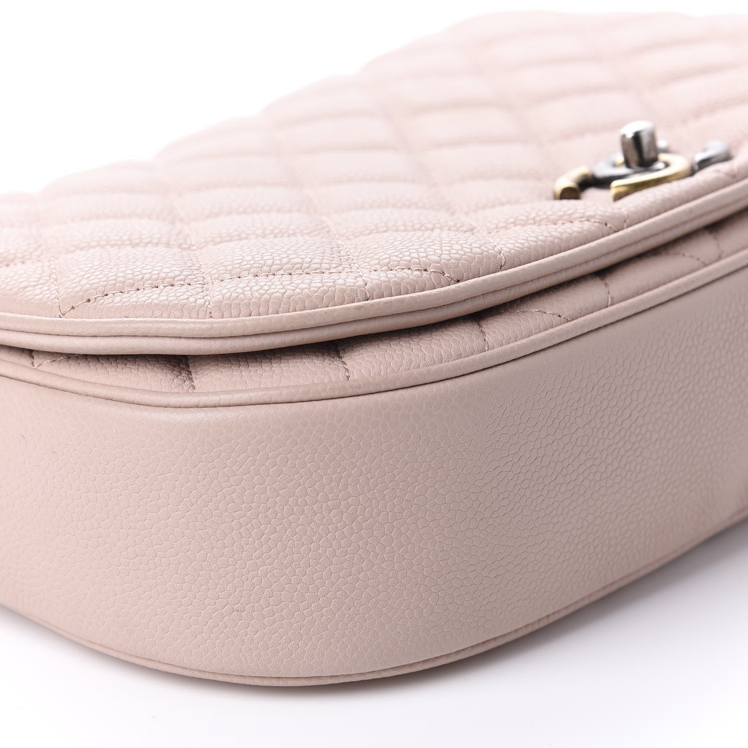 Chanel Caviar Quilted Casual Pocket Messenger Flap Light Pink 7 of 14