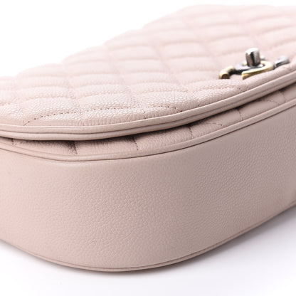 Chanel Caviar Quilted Casual Pocket Messenger Flap Light Pink 7 of 14