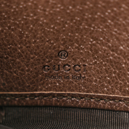 Gucci GG Supreme Monogram Web Ophidia Zip Around Wallet Brown 6 of 10