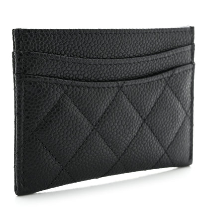 Chanel Caviar Quilted Card Holder Black 3 of 8
