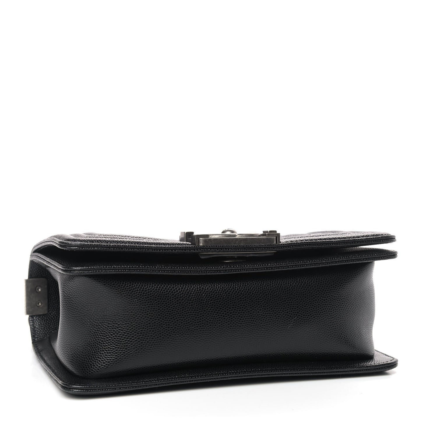 Caviar Quilted Small Boy Flap Black