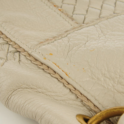 Bottega Veneta Cervo Intrecciato Shoulder Bag Pergamena 8 of 8