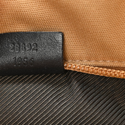 Gucci Canvas Calfskin Monogram Tall Tote Beige 7 of 10