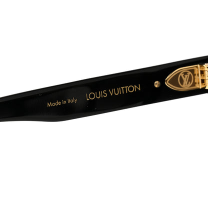 Louis Vuitton Acetate My Monogram Square Sunglasses Z1523W Black 5 of 7