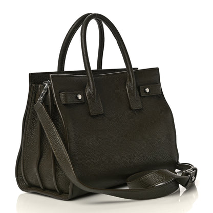 Saint Laurent Grained Calfskin Baby Sac De Jour Souple Earth 3 of 15