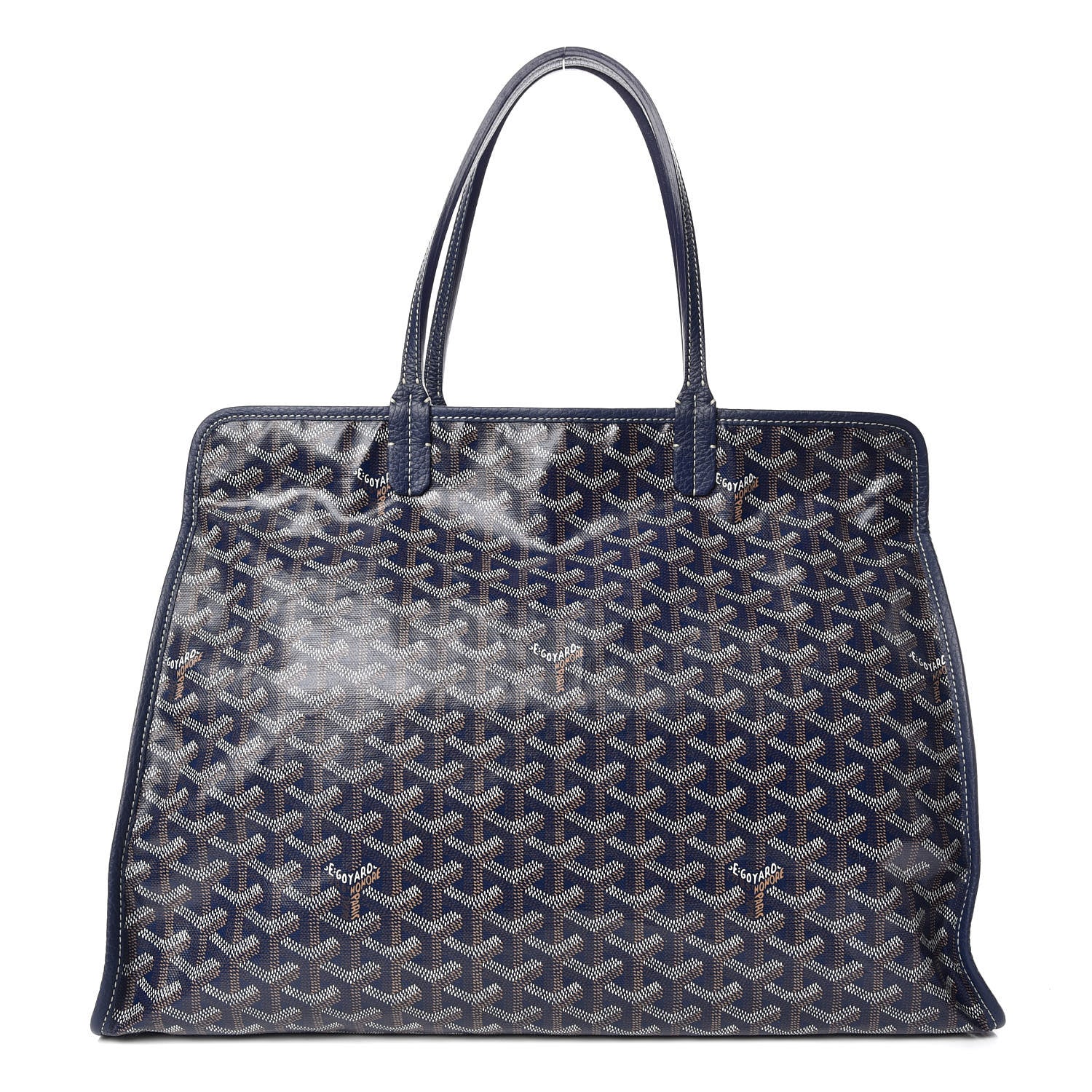 Goyard Goyardine Sac Hardy Pet Carrier PM Navy 1 of 8