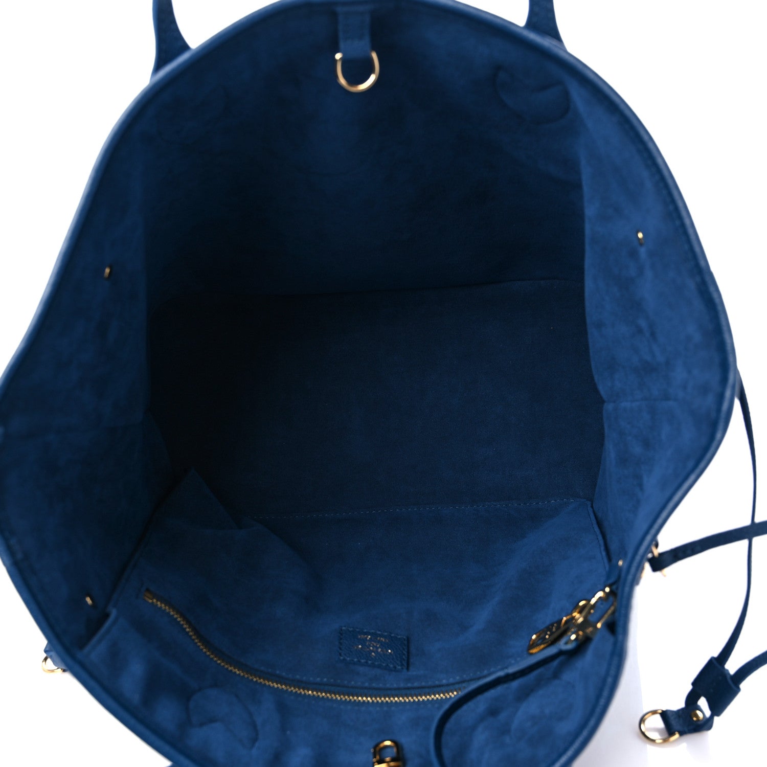 Louis Vuitton Empreinte Monogram Giant Neverfull MM Degrade Bleu 6 of 10