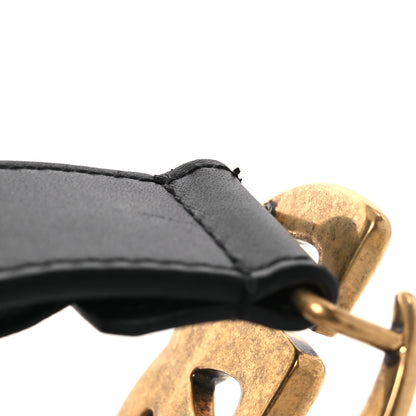 Gucci Plutone Calfskin Double G 30mm Belt 80 32 Black 6 of 7