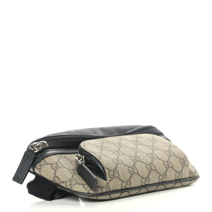 Gucci GG Supreme Monogram Belt Bag Black 7 of 22