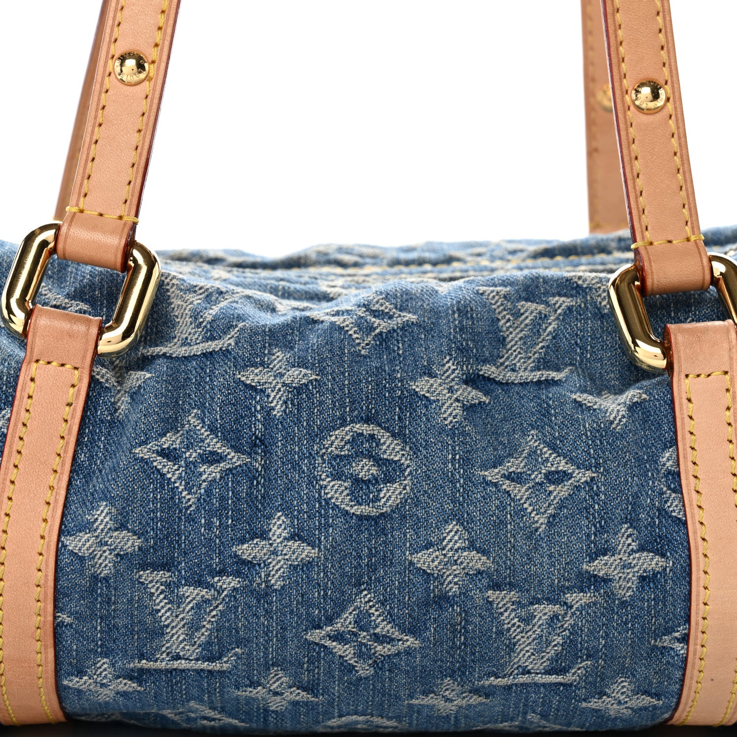 Louis Vuitton Monogram Denim Papillon Denim Blue 8 of 10