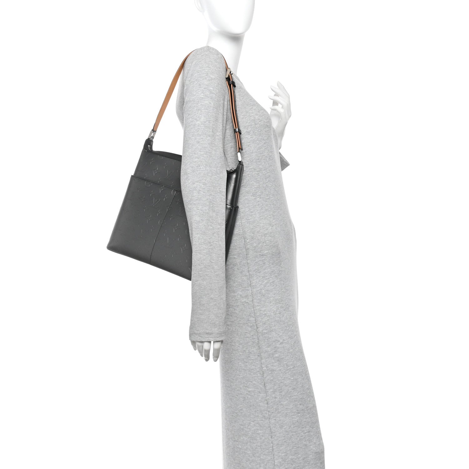 Louis Vuitton Mat Monogram Sutter Tote Black 2 of 9