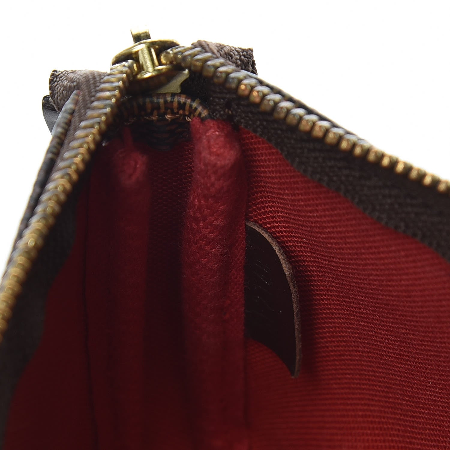Louis Vuitton Damier Ebene Mini Pochette Accessories 7 of 11