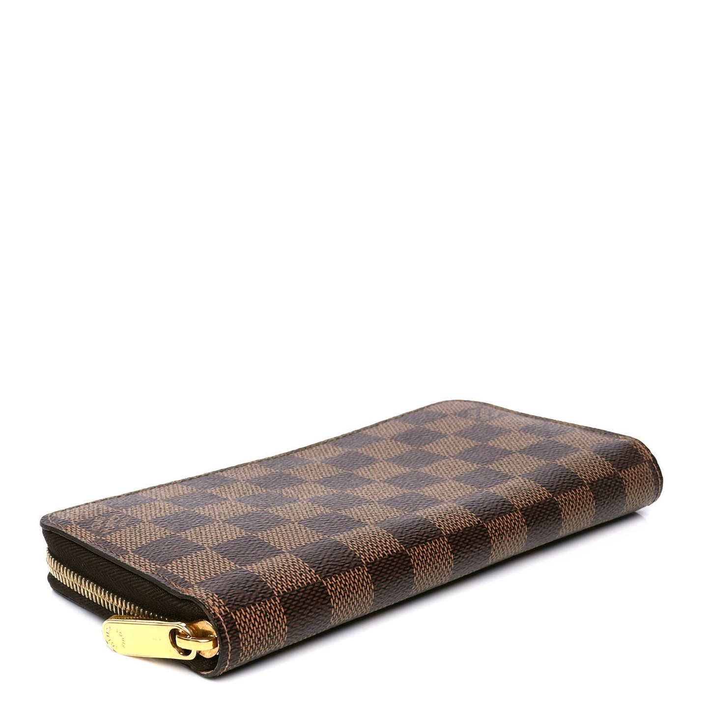 Damier Ebene Zippy Wallet Rose Ballerine