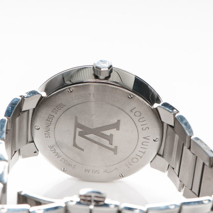 Louis Vuitton Stainless Steel 39mm Tambour Quartz Watch 5 of 5