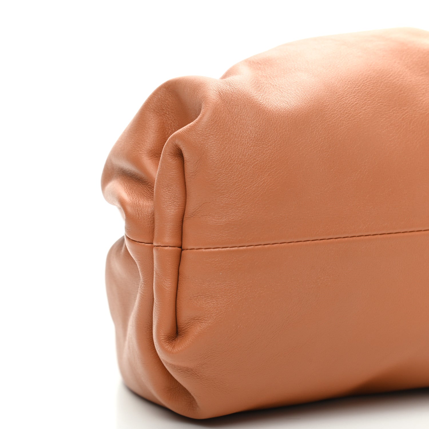 Bottega Veneta Smooth Butter Calf The Pouch Oversized Clutch Cammello 6 of 9